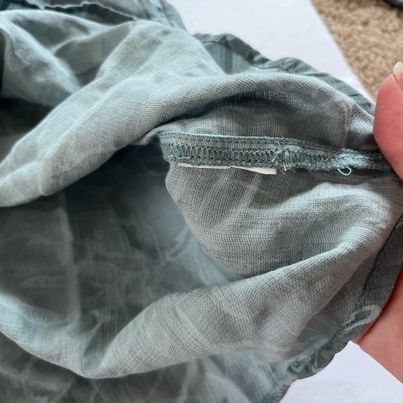 PrAna Leonardo Top Blue Vines Size Medium - Picture 5 of 9